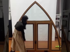 অ্যালুমিনিয়াম বাঁকা জানালা