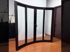 কালো আধুনিক হোম অ্যালুমিনিয়াম স্লাইডিং গ্লাস দরজা নিরাপত্তা সিস্টেম স্লিমলাইন স্লাইডিং প্যাটিও দরজা