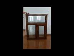 ডাবল গ্লেজড ক্যাসেমেন্ট জানালা অ্যালুমিনিয়াম জানালা পাউডার কোটেড অ্যালুমিনিয়াম জানালা কাঁচ